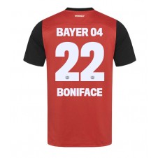 Bayer Leverkusen Victor Boniface #22 Hjemmedrakt 2024-25 Kortermet